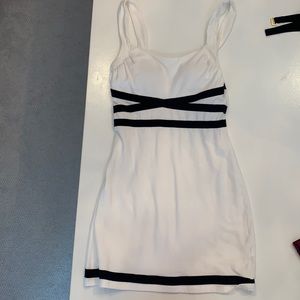 Never worn too small braw top tennis outfit